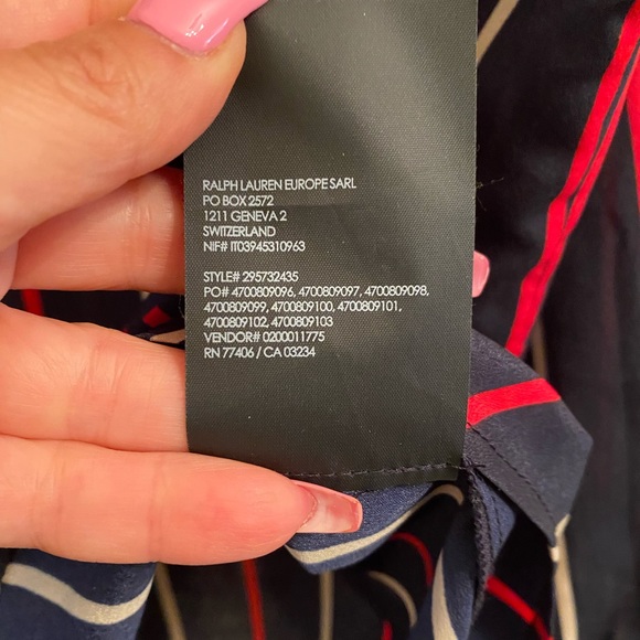 Club Monaco striped top size M - Picture 3 of 7